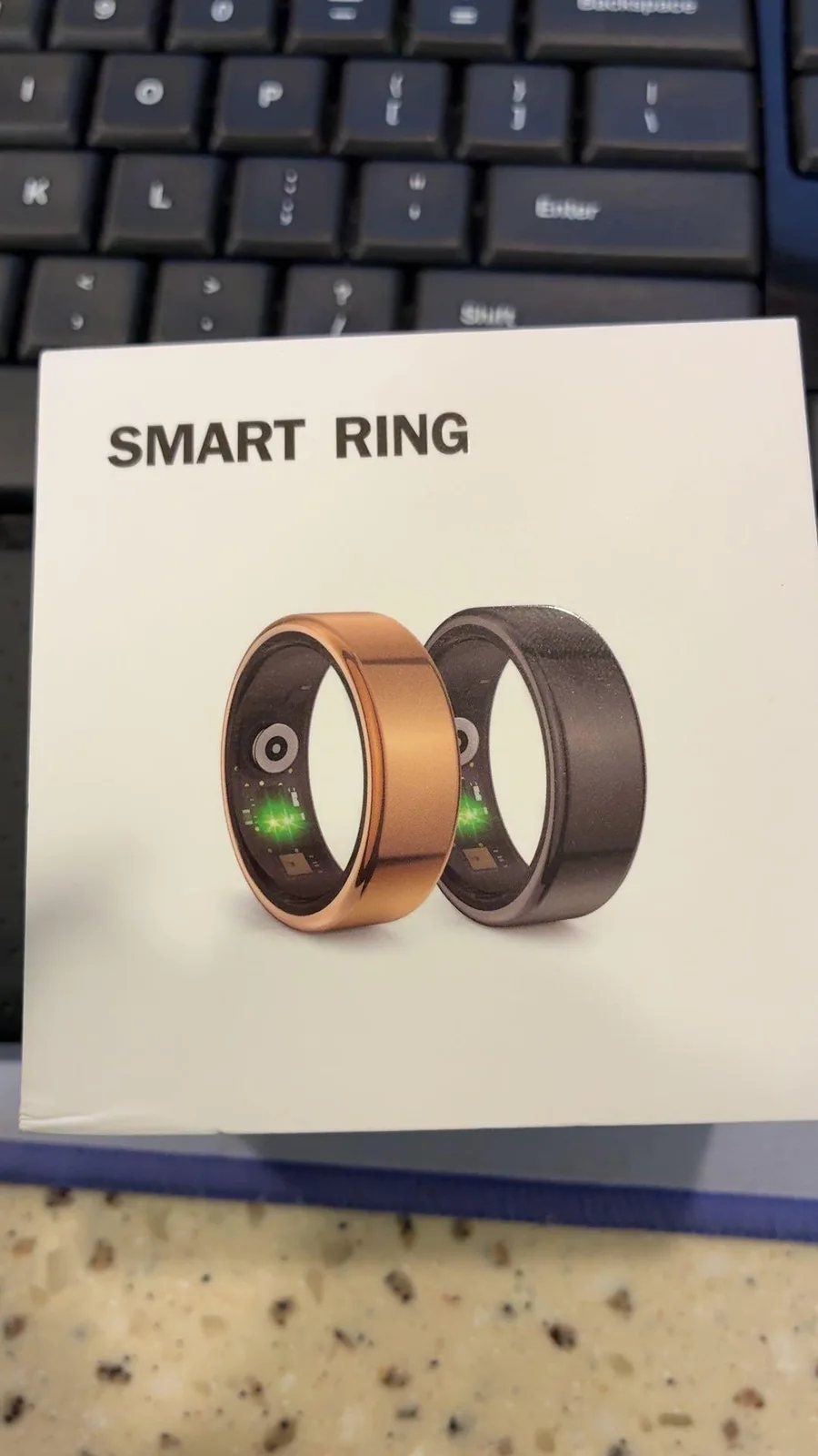 Customer photo of an R02 smart ring